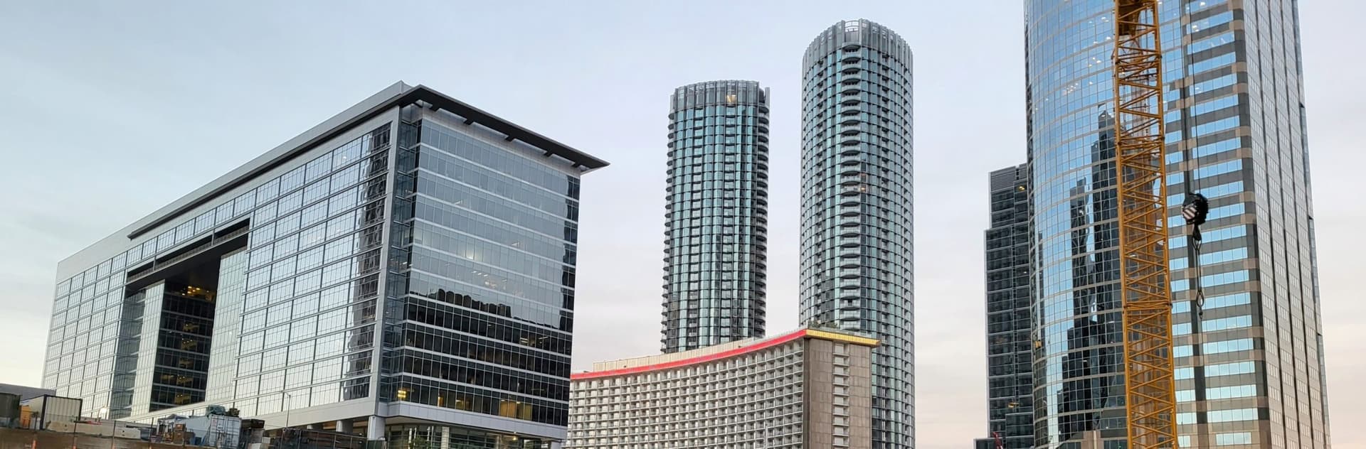 Modern downtown buildings showcasing our geotechnical engineering projects